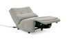 Divani Casa Basil Modern Grey Fabric Small Electric Recliner Chair Model VGSX-22056-RCLNR-SML-SLATE