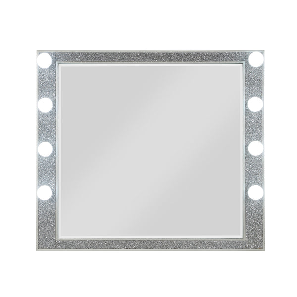 ACME Sliverfluff Mirrored & Champagne Mirror with Light Model BD00245