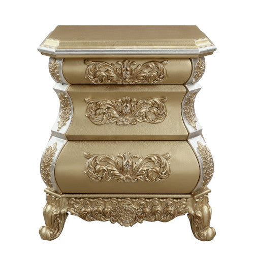 ACME Seville Gold Nightstand Model BD00452