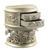 ACME Vatican Champagne Silver Nightstand Model BD00462