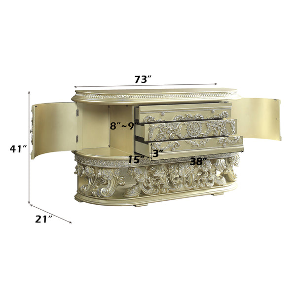 ACME Vatican Champagne Silver Dresser Model BD00464