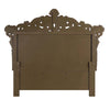 ACME Constantine Synthetic Leather Light Gold Brown & Gold Eastern King Bed Model BD00471EK