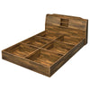 ACME Hestia Walnut Queen Bed with Storage Model BD00542Q