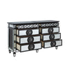 ACME Varian II Mirrored Black & Silver Dresser Model BD00587