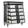 ACME Varian II Mirrored Black & Silver Chest Model BD00588