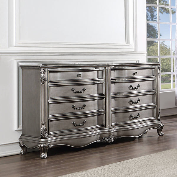 ACME Ariadne Antique Platinum Dresser Model BD00606