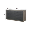 ACME Estevon Gray Oak Dresser Model BD00614
