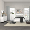ACME Casilda Gray Synthetic Leather & White Queen Bed with LED Model BD00644Q
