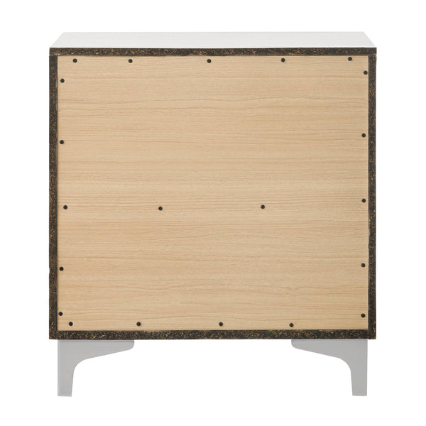 ACME Casilda White Nightstand Model BD00645