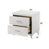 ACME Casilda White Nightstand Model BD00645