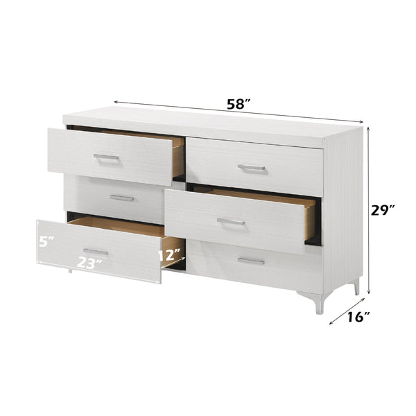 ACME Casilda White Dresser Model BD00647