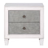 ACME Katia Rustic Gray & Weathered White Nightstand Model BD00661