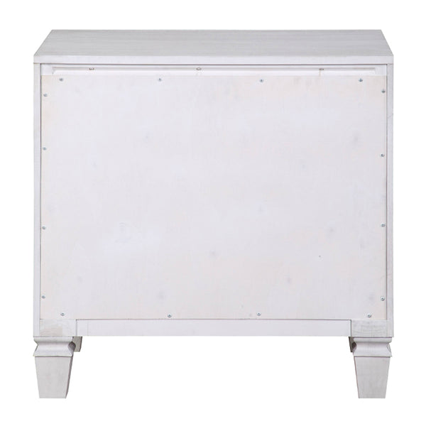 ACME Katia Rustic Gray & Weathered White Nightstand Model BD00661