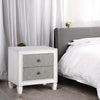ACME Katia Rustic Gray & Weathered White Nightstand Model BD00661