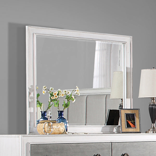 ACME Katia Rustic Gray & Weathered White Mirror Model BD00662