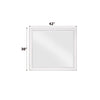 ACME Katia Rustic Gray & Weathered White Mirror Model BD00662