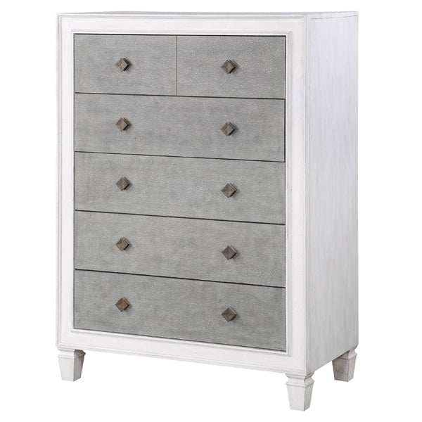 ACME Katia Rustic Gray & Weathered White Chest Model BD00664