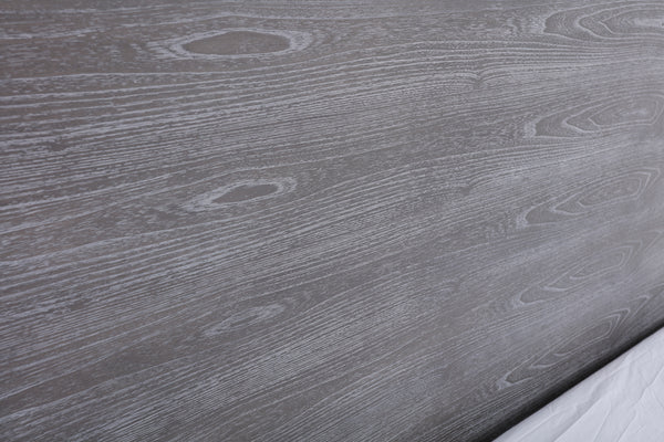 Modrest Charlene Modern Grey Elm & Stainless Steel Bedroom Set Model VGVC-CHARLENE-SET