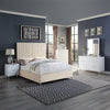 ACME Edzia Beige Velvet Queen Bed Model BD00963Q