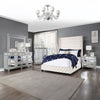 ACME Fabrice Beige Velvet Queen Bed Model BD00965Q