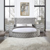 ACME Gaiva Gray Velvet Eastern King Bed with Storage Model BD00966EK