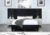ACME Damazy Black Velvet Eastern King Bed Model BD00974EK