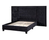 ACME Damazy Black Velvet Eastern King Bed Model BD00974EK