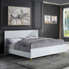 ACME Gaines White High Gloss Eastern King Bed Model BD01033EK