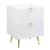 ACME Gaines White High Gloss Nightstand Model BD01035