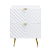 ACME Gaines White High Gloss Nightstand Model BD01035