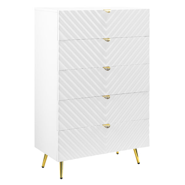 ACME Gaines White High Gloss Chest Model BD01038A