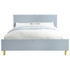 ACME Gaines Gray High Gloss Queen Bed Model BD01040Q