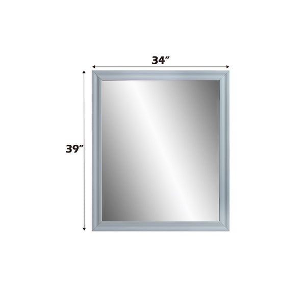 ACME Gaines Gray High Gloss Mirror Model BD01042