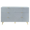 ACME Gaines Gray High Gloss Finish Dresser Model BD01043A