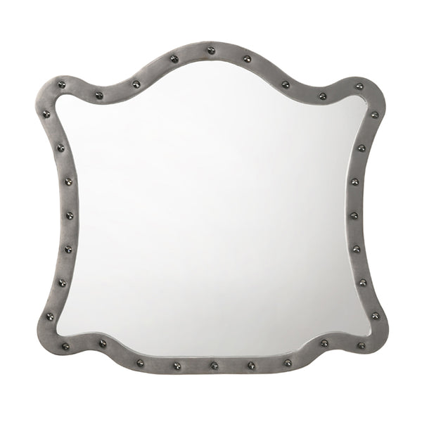 ACME Perine Gray Velvet Mirror Model BD01064