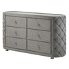 ACME Perine Gray Velvet Dresser Model BD01065