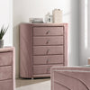 ACME Salonia Pink Velvet Chest Model BD01187