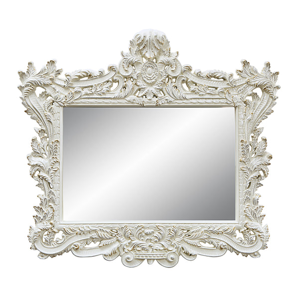 ACME Adara Antique White Mirror Model BD01250