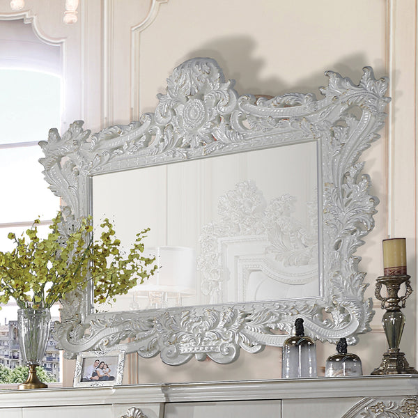 ACME Adara Antique White Mirror Model BD01250