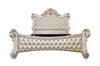 ACME Vendome Synthetic Leather & Antique Pearl Queen Bed Model BD01339Q