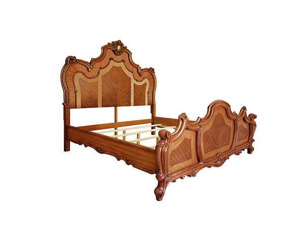 ACME Picardy Honey Oak California King Bed Model BD01352CK