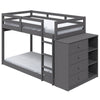 ACME Gaston Gray Bunk Bed (Twin | Twin) with 4 Drawers & 3 Compartments Model BD01372