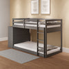 ACME Gaston Gray Bunk Bed (Twin | Twin) with 4 Drawers & 3 Compartments Model BD01372