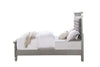 ACME Varian Gray Velvet Silver & Mirrored Full Bed Model BD01411F
