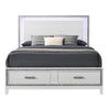ACME Haiden LED & White Queen Bed with Storage Model BD01425Q