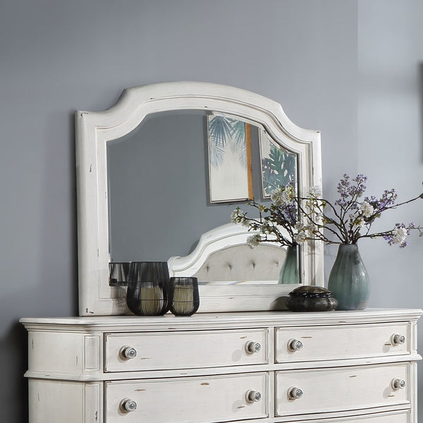 ACME Jaqueline Antique White Mirror Model BD01435