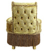 ACME Bernadette Gold Velvet Vanity Stool Model BD01478