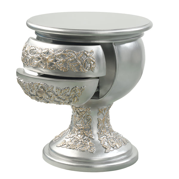 ACME Sandoval Champagne Nightstand Model BD01488