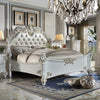 ACME Vendome Synthetic Leather & Antique Pearl Cal King Bed Model BD01504CK