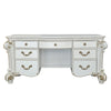 ACME Vendome Beige Synthetic Leather & Antique Pearl Vanity Desk Model BD01507